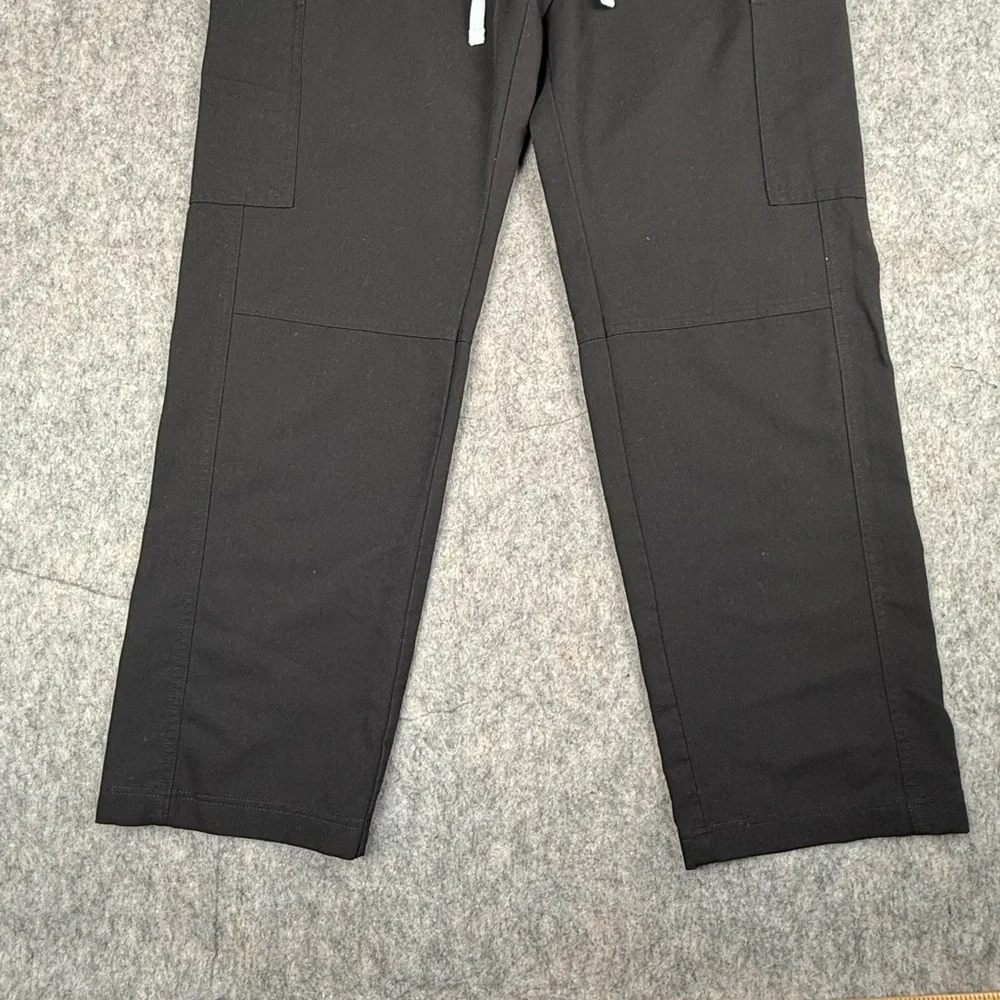 Figs Scrub Pants Mens Large Black Axim Cargo Bottoms Nurse Medical Technical‎